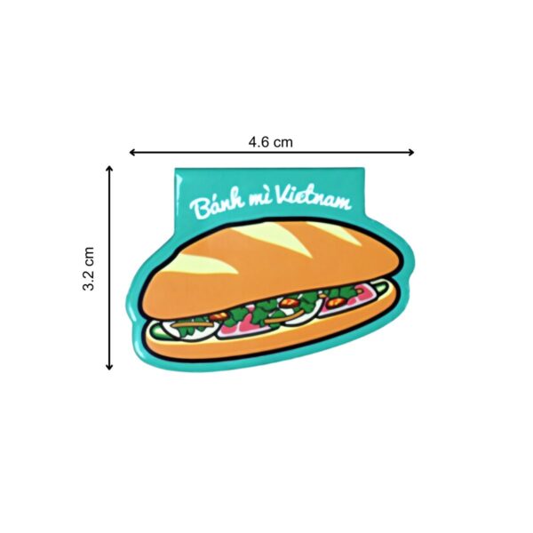 quà lưu niệm bookmark giấy hình bánh mì